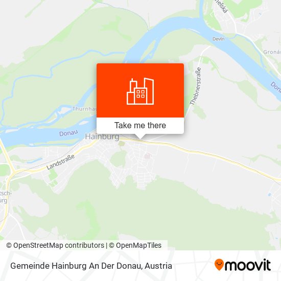 Gemeinde Hainburg An Der Donau map