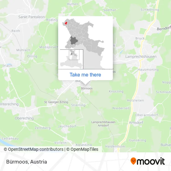 Bürmoos map