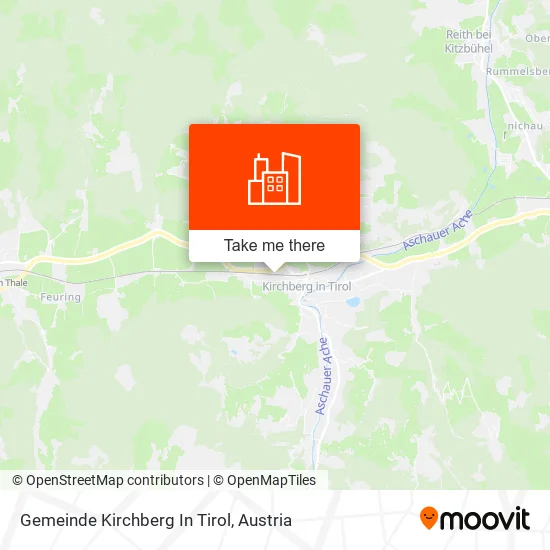 Gemeinde Kirchberg In Tirol map