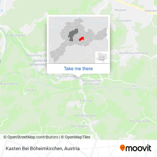 Kasten Bei Böheimkirchen map