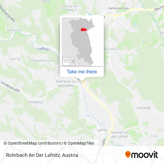 Rohrbach An Der Lafnitz map