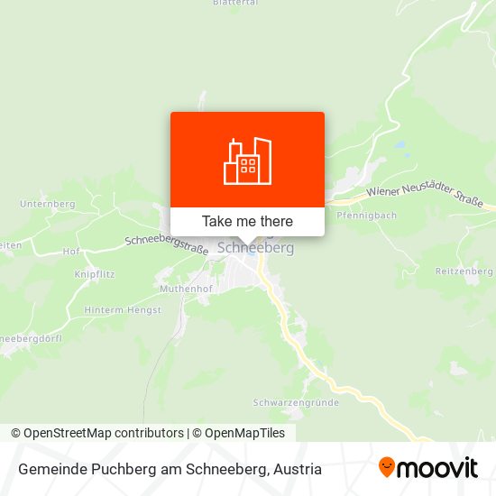Gemeinde Puchberg am Schneeberg map