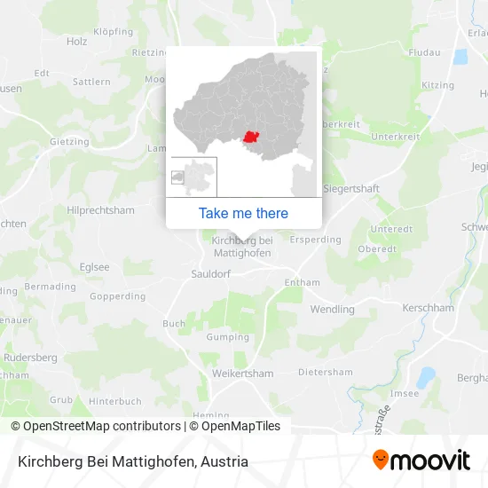 Kirchberg Bei Mattighofen map