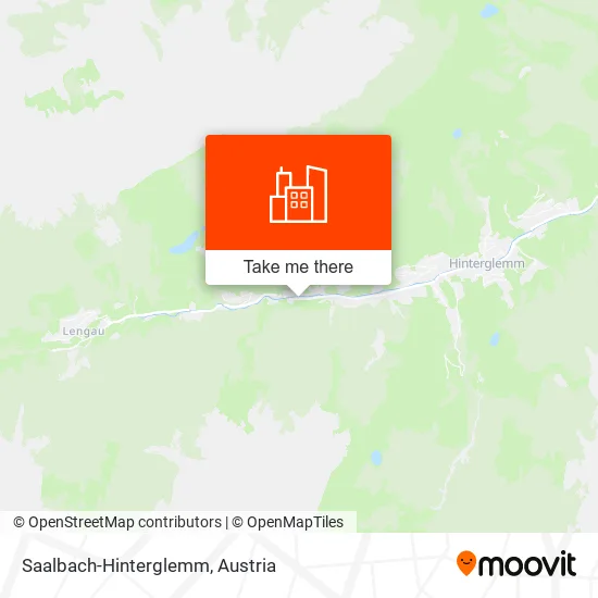 Saalbach-Hinterglemm map