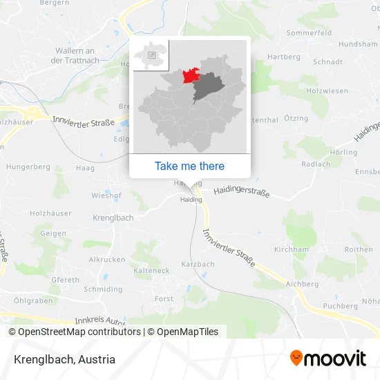 Krenglbach map