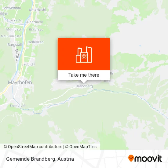 Gemeinde Brandberg map