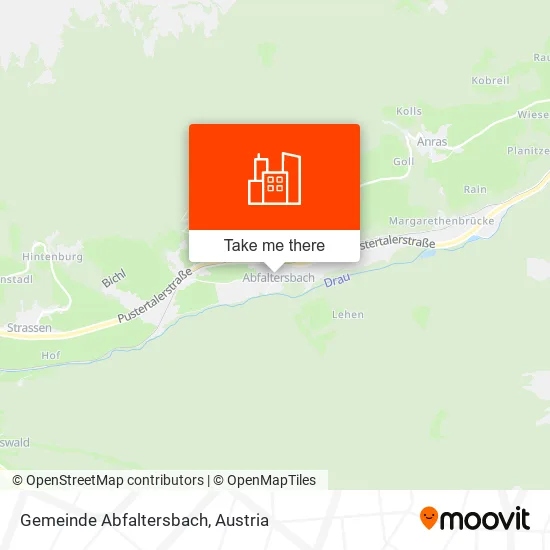 Gemeinde Abfaltersbach map