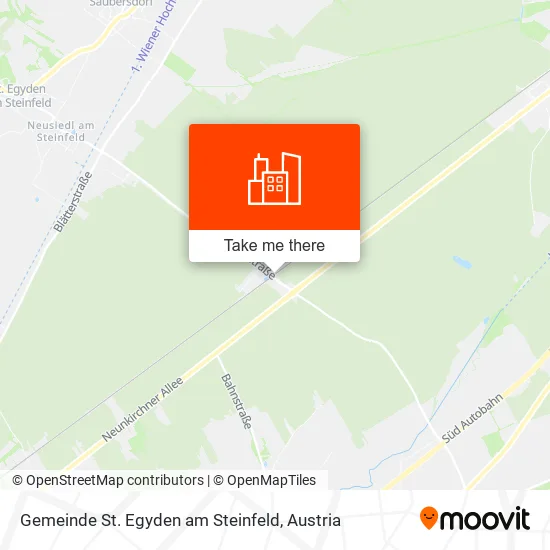 Gemeinde St. Egyden am Steinfeld map