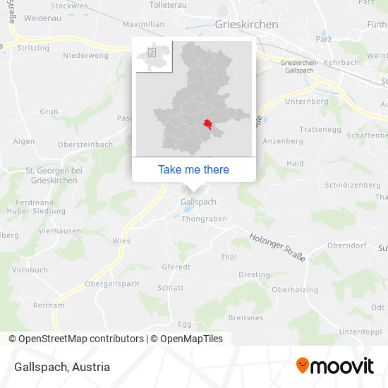 Gallspach map