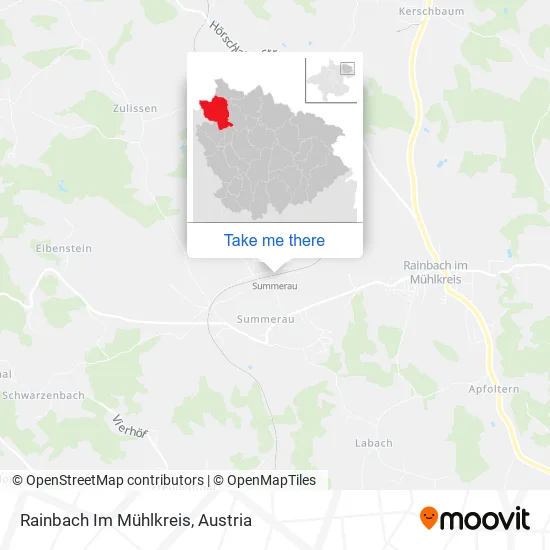 Rainbach Im Mühlkreis map