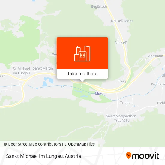 Sankt Michael Im Lungau map