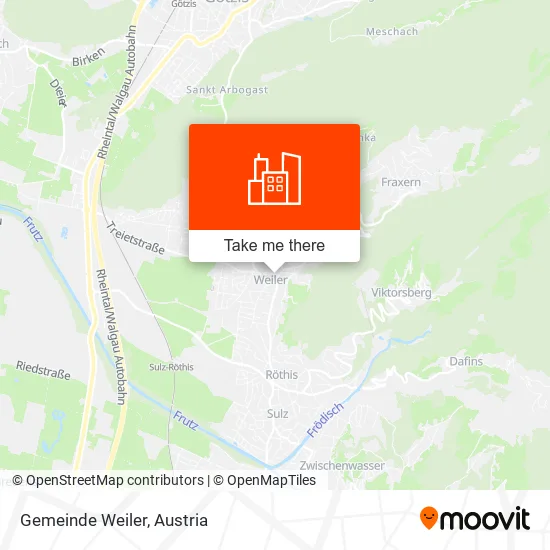 Gemeinde Weiler map