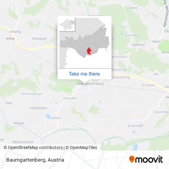 Baumgartenberg map