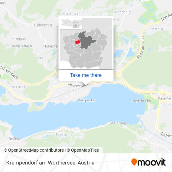 Krumpendorf am Wörthersee map