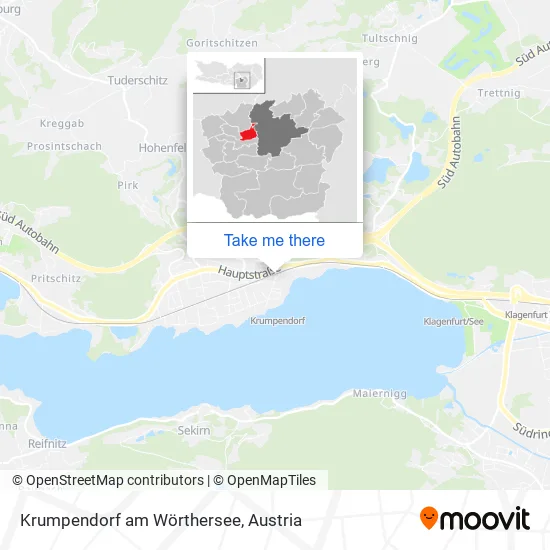 Krumpendorf am Wörthersee map