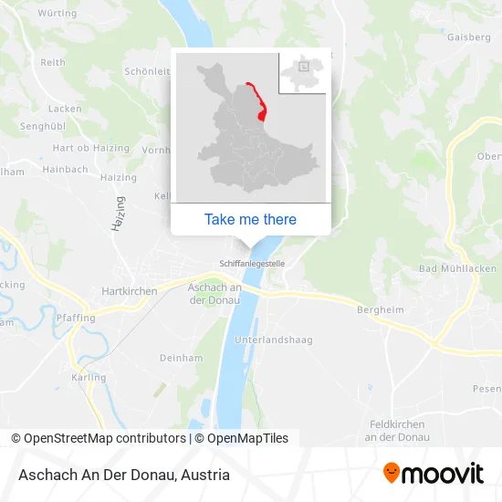 Aschach An Der Donau map