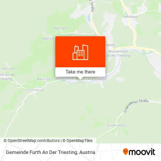 Gemeinde Furth An Der Triesting map