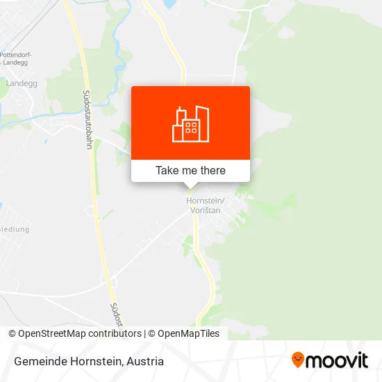 Gemeinde Hornstein map