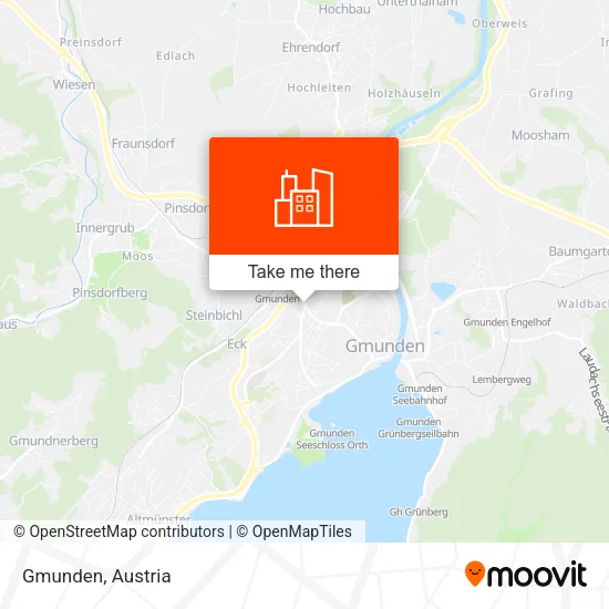 Gmunden map