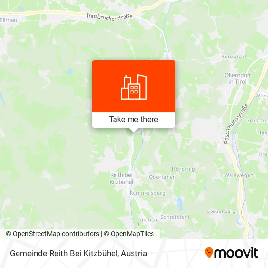 Gemeinde Reith Bei Kitzbühel map