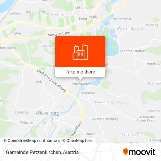 Gemeinde Petzenkirchen map