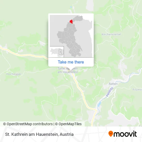 St. Kathrein am Hauenstein map