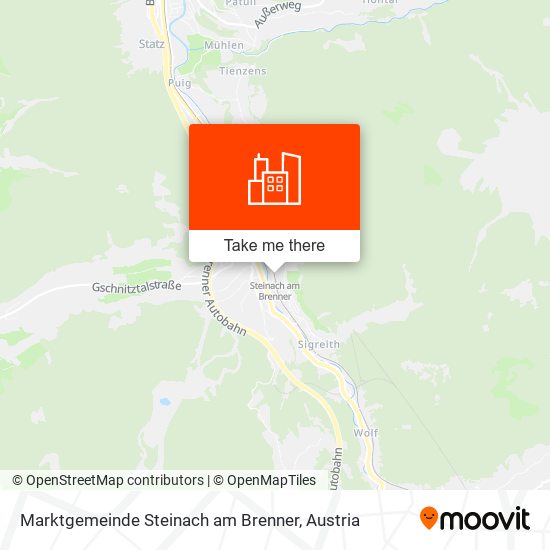 Marktgemeinde Steinach am Brenner map