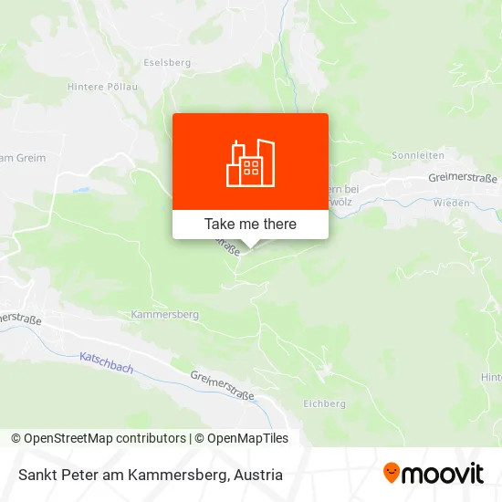 Sankt Peter am Kammersberg map
