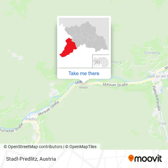 Stadl-Predlitz map