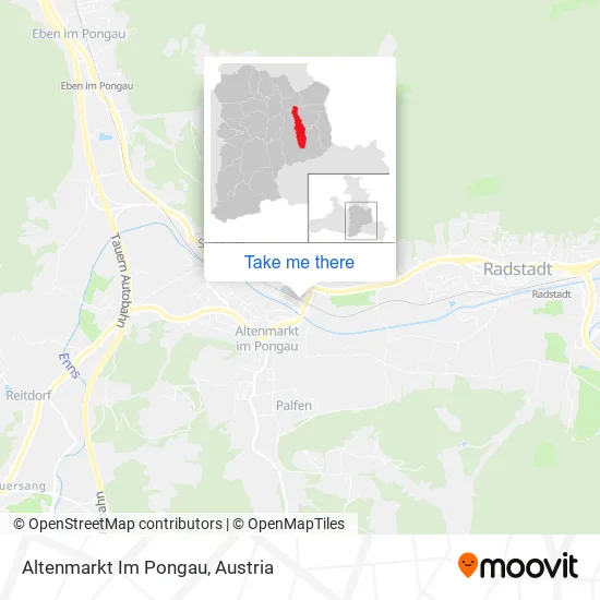 Altenmarkt Im Pongau map
