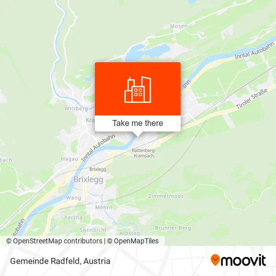 Gemeinde Radfeld map