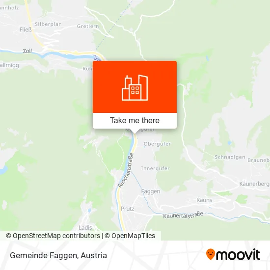 Gemeinde Faggen map