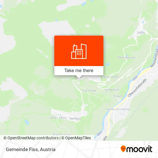 Gemeinde Fiss map