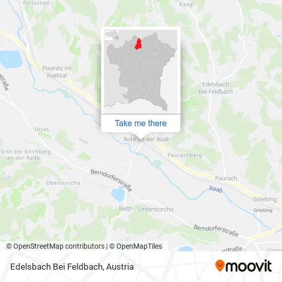 Edelsbach Bei Feldbach map