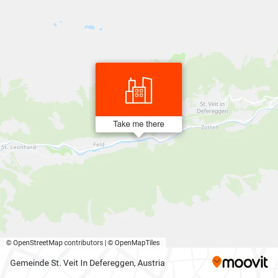 Gemeinde St. Veit In Defereggen map