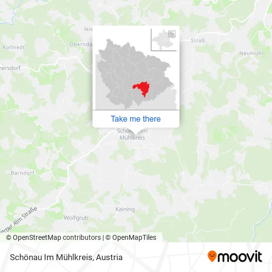 Schönau Im Mühlkreis map