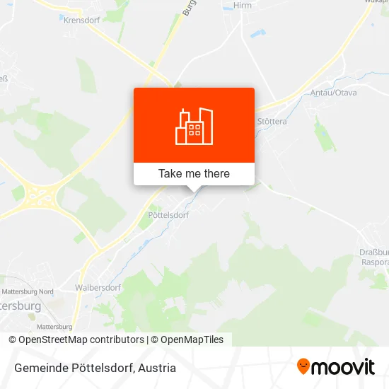 Gemeinde Pöttelsdorf map