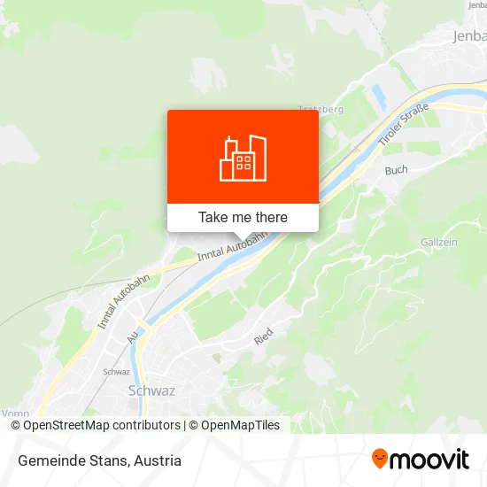 Gemeinde Stans map