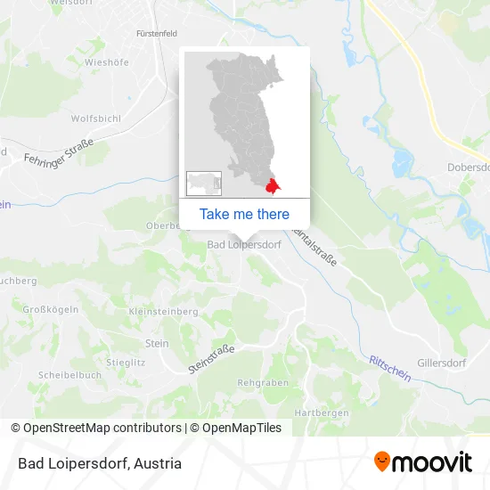 Bad Loipersdorf map