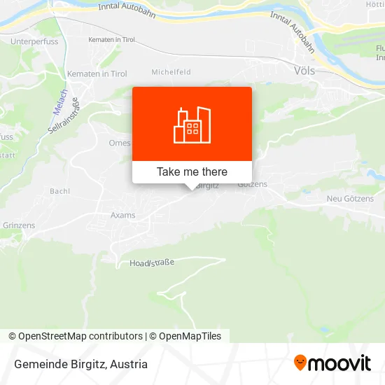 Gemeinde Birgitz map
