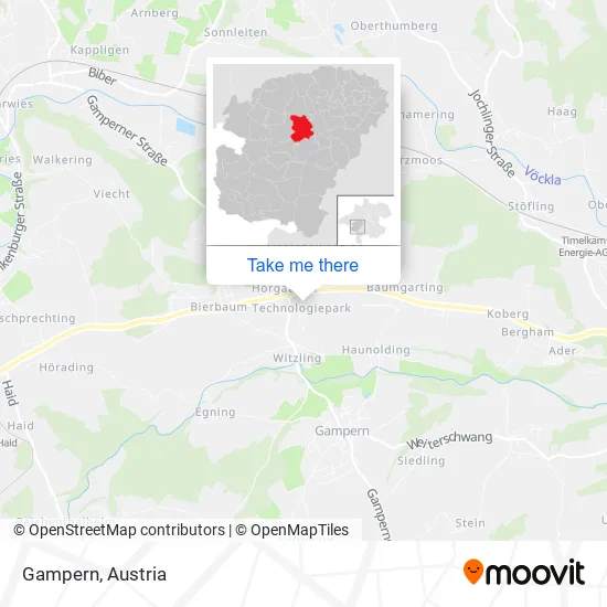 Gampern map