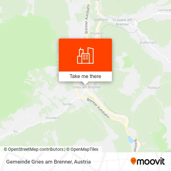 Gemeinde Gries am Brenner map