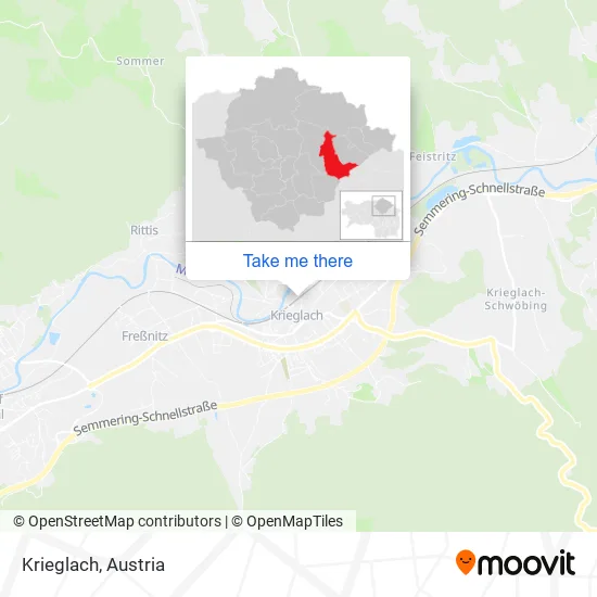 Krieglach map