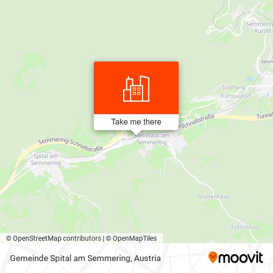 Gemeinde Spital am Semmering map