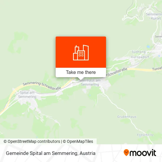 Gemeinde Spital am Semmering map