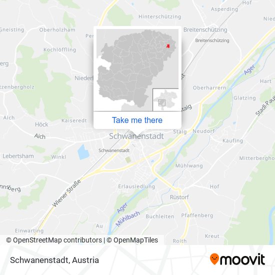 Schwanenstadt map