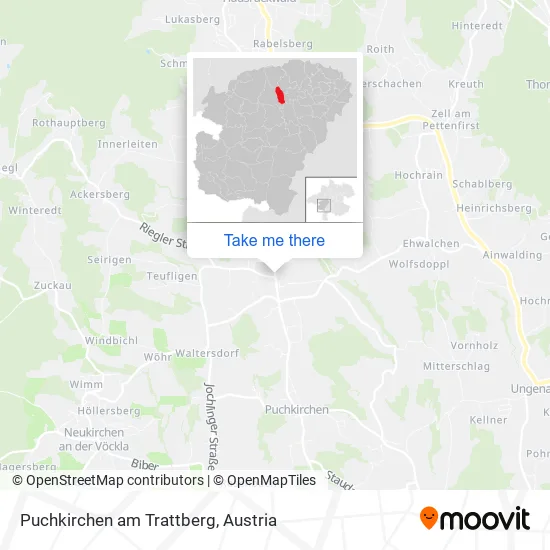 Puchkirchen am Trattberg map