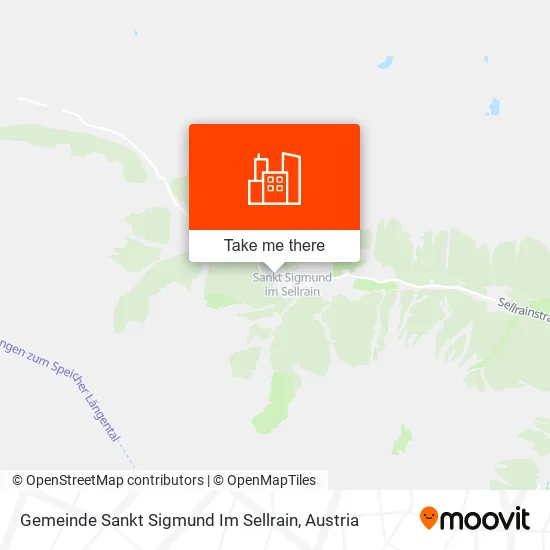 Gemeinde Sankt Sigmund Im Sellrain map