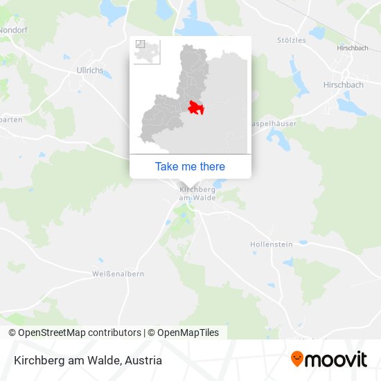 Kirchberg am Walde map