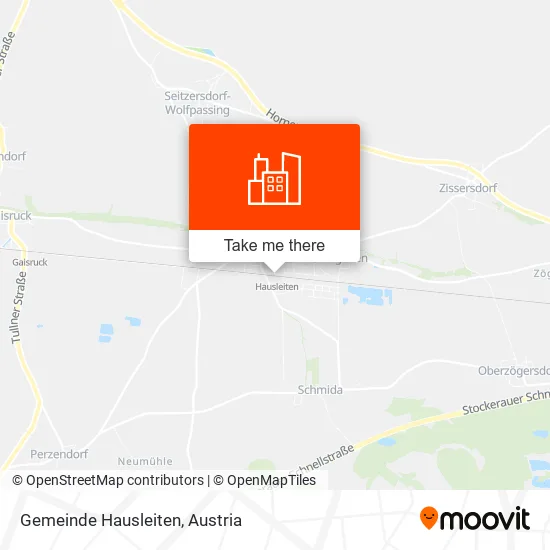 Gemeinde Hausleiten map